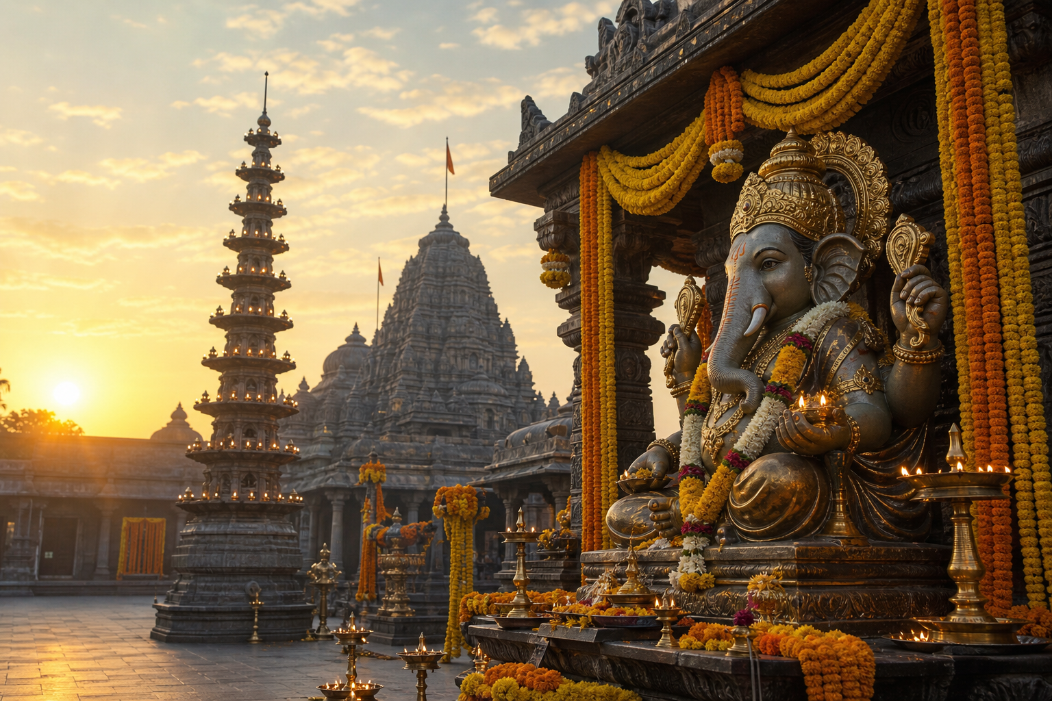 Shri Ganesha temple – Pune to Ashtavinayak yatra cab