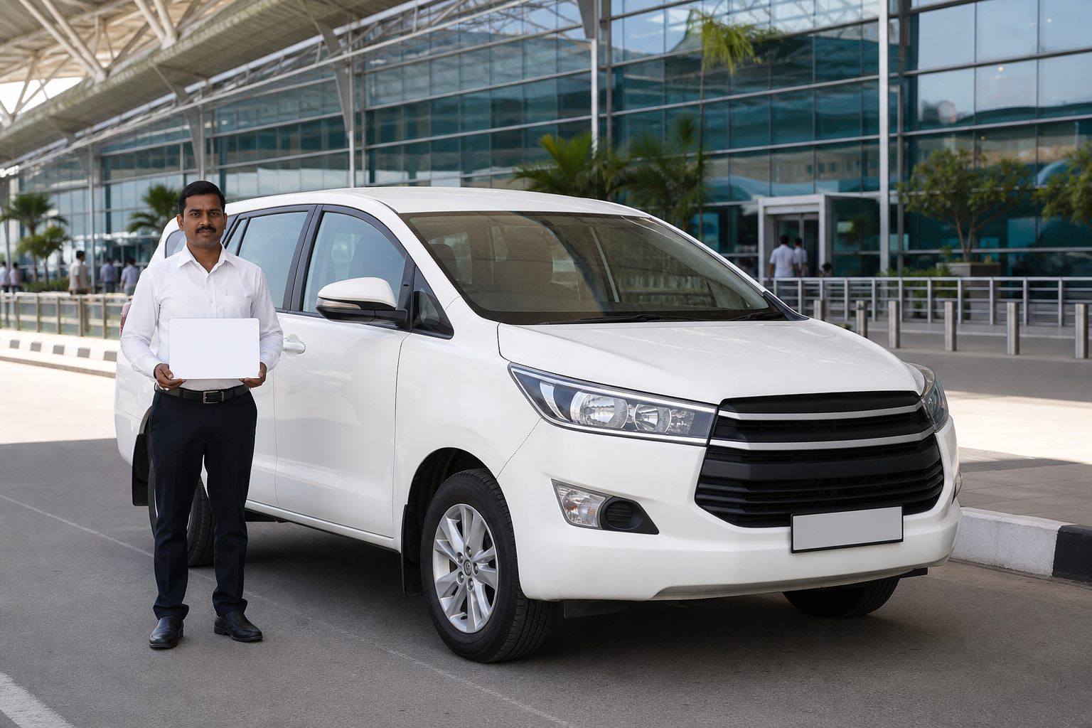 Airport cab pickup at Navi Mumbai airport arrivals