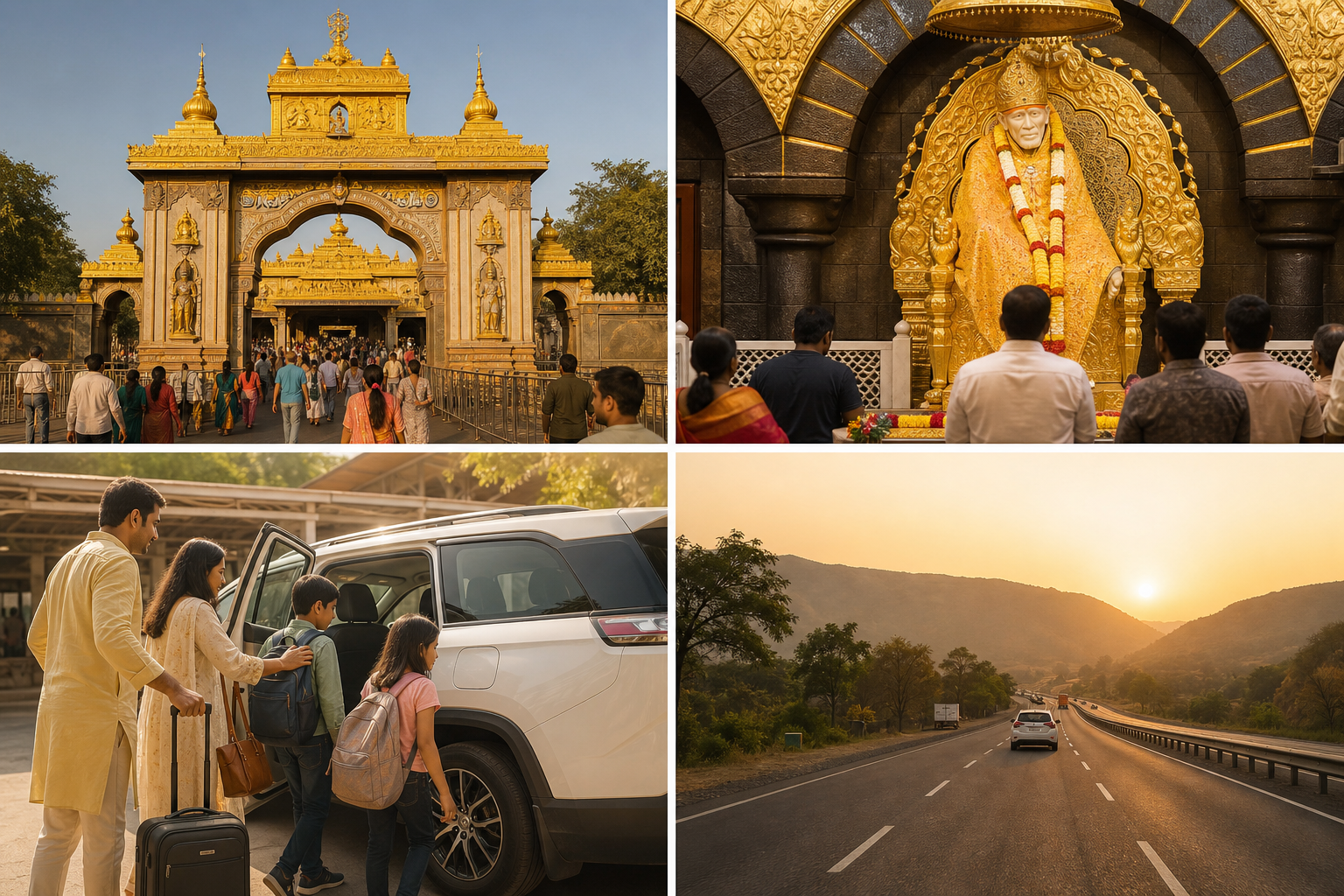 Shirdi Sai Baba temple and Pune to Shirdi cab pilgrimage